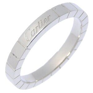 CARTIER Lanieres Ring Pt950Platinum #9.2(US Size) 9.0g mens
